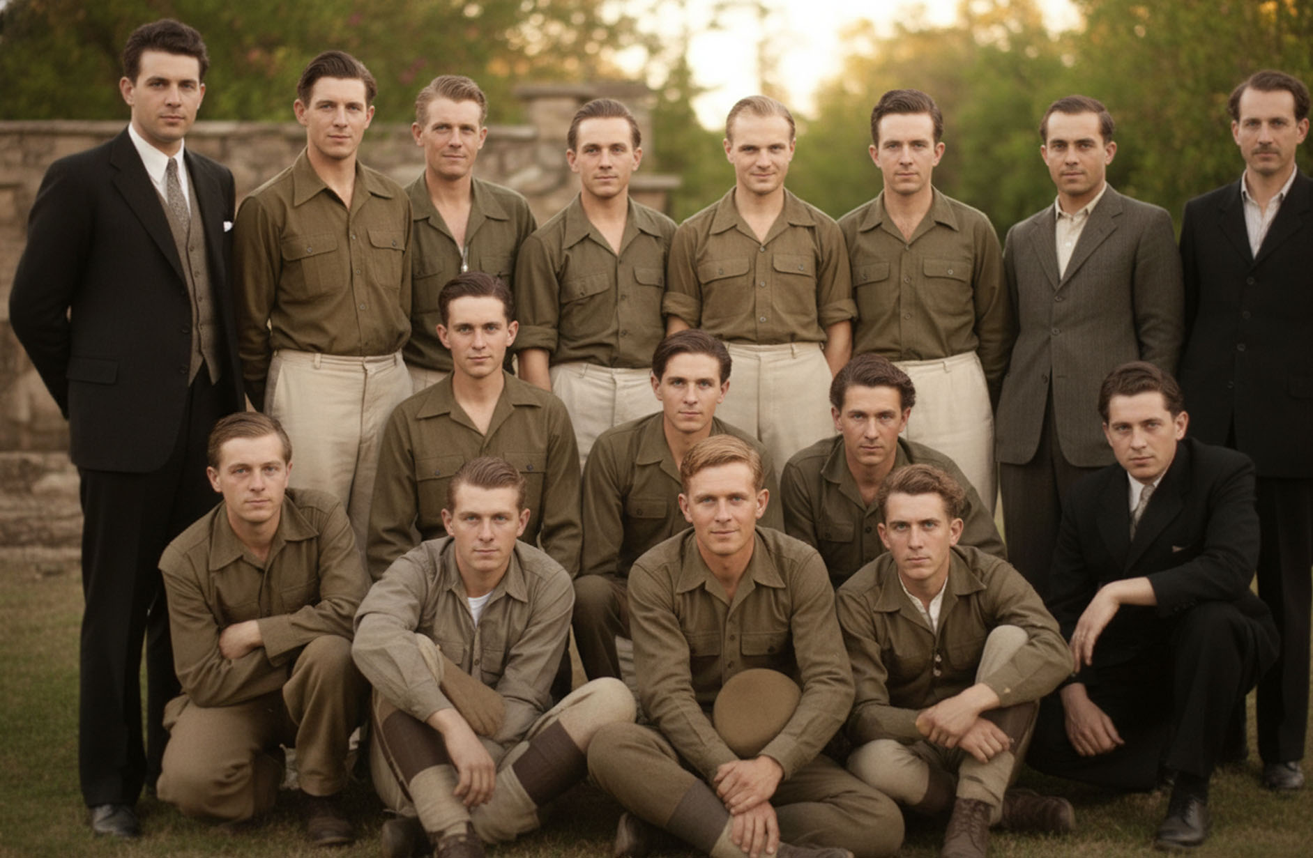 Beautifully restored family photo